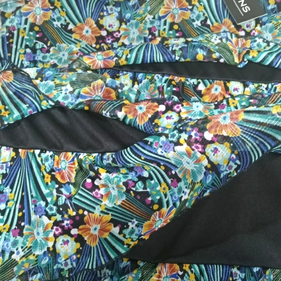 NWT Notations Floral Sleeveless Ruffled Layered Top Women's Size XL - Picture 14 of 16